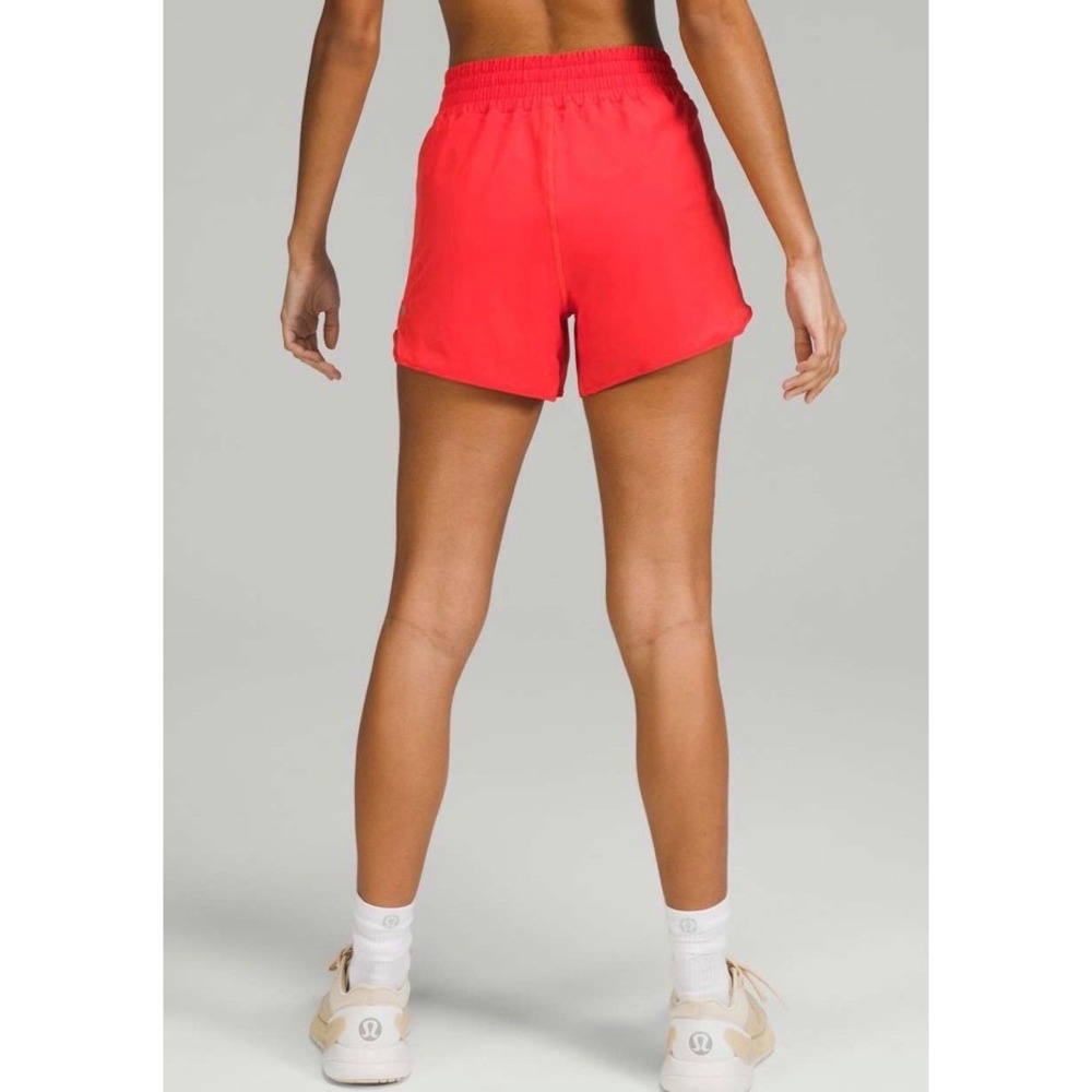 Lululemon Hottie Hot High-Rise Short 4inch Red Size 2